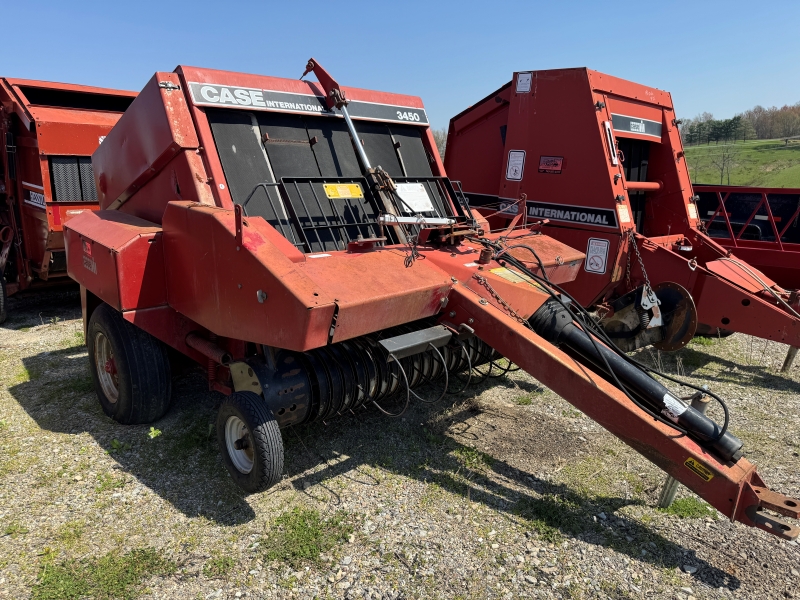 1987 Case 3450 round baler for sale at Baker and Sons in Ohio